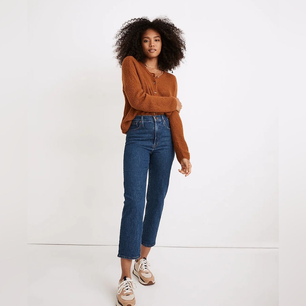 Madewell Perfect Vintage Straight Crop sz 26